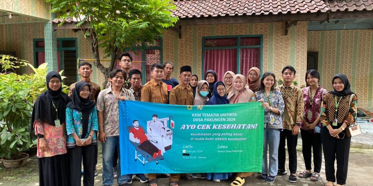 Kelompok 9 KKM Untirta Beri Perhatian Khusus pada Lansia Dengan Menggelar Cek Kesehatan Gratis