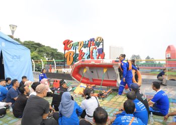 Petugas Ambulans Dinkes Kota Tangerang Dibekali Pelatihan Water Rescue