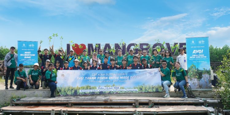 Memperingati Hari Lingkungan Hidup Sedunia, Alam Sutera Group Tanam 10.000 Bibit Mangrove
