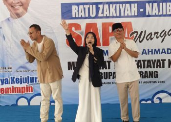 Raffi Ahmad Turun Gunung Dukung Ratu Zakiyah – Najib Hamas di Pilkada Serang