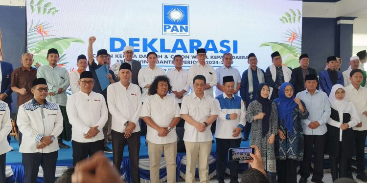 PAN Resmi Deklarasikan Dukungan Pasangan Calon di Pilkada Banten Kecuali Kabupaten Lebak