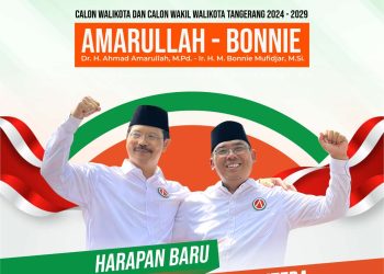 Pasangan Amarullah-Bonnie Unggul di Pilkada Kota Tangerang, Hasil Survei Terbaru