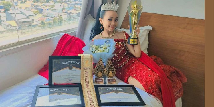 Najwa Khaira Reynaldi, Perwakilan Banten 3, Raih Gelar Winner Duta Pariwisata Cilik Nasional 2024