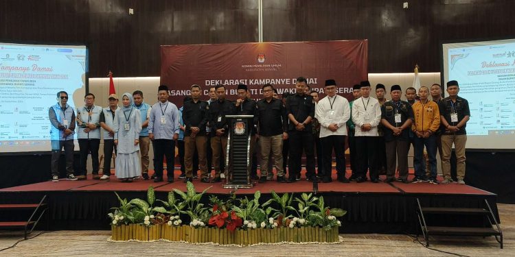 Deklarasi Damai Pilkada Serang 2024: Komitmen Adu Ide dan Gagasan