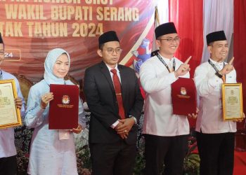 Dana Kampanye Pilkada Serang, Andika-Nanang Rp127,5 Juta, Zaki-Najib Rp100 Juta