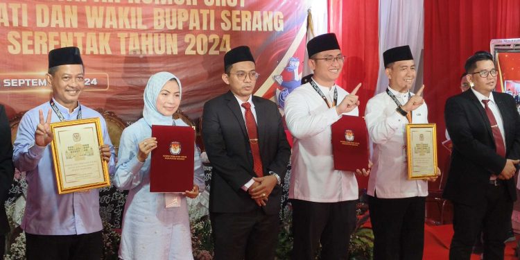 Dana Kampanye Pilkada Serang, Andika-Nanang Rp127,5 Juta, Zaki-Najib Rp100 Juta