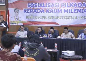 Kesbangpol Kab. Serang Gelar Sosialisasi Pilkada 2024 untuk Milenial, Fokus Tingkatkan Partisipasi Pemilih