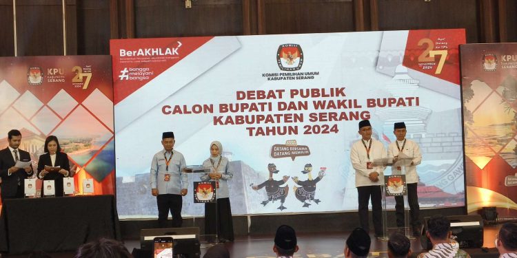 Debat Pilkada Serang Berjalan Panas, Ketua KPU Apresiasi Tingginya Partisipasi Demokrasi