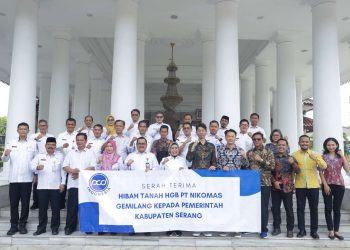 PT Nikomas Gemilang Hibahkan Tanah untuk Pengembangan SMPN 2 Kibin