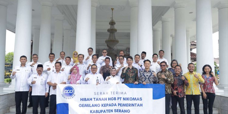 PT Nikomas Gemilang Hibahkan Tanah untuk Pengembangan SMPN 2 Kibin