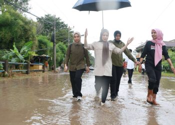 Bupati Serang Dorong Kesadaran Lingkungan Usai Tinjau Lokasi Banjir di Pulo Ampel