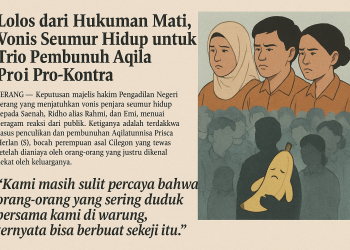 Lolos dari Hukuman Mati, Vonis Seumur Hidup untuk Trio Pembunuh Aqila Tuai Pro-Kontra