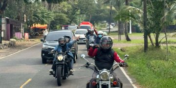 Naik Kawasaki Vulcan, Ketua Fraksi PAN Serang Sambangi Anyer dan Temukan PR Besar