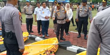 Polres Serang Gelar Apel Kesiapsiagaan Tanggap Darurat Bencana Hidrometeorologi