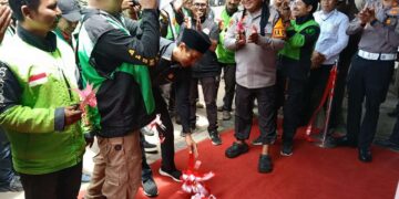 Kapolres Serang Resmikan Tiga Fasilitas Inovatif bagi Komunitas Ojol di Ciruas