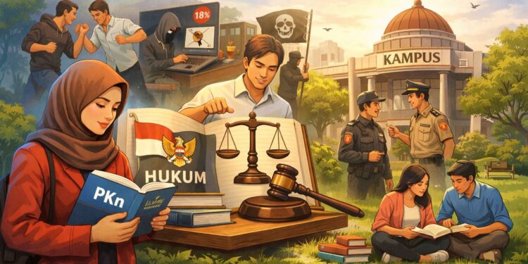 Peran Pendidikan Kewarganegaraan dalam Mencegah Pelanggaran Hukum di Lingkungan Kampus