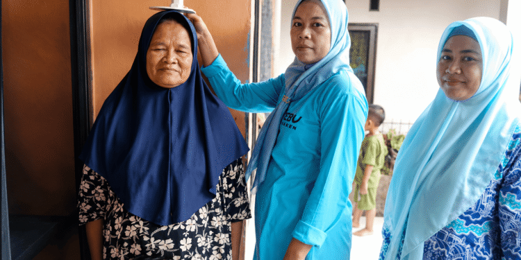 Sambut HALUN ke-30, Dinkes Kabupaten Serang Bergerak Menjaga Kesehatan Lansia