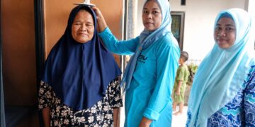 Sambut HALUN ke-30, Dinkes Kabupaten Serang Bergerak Menjaga Kesehatan Lansia