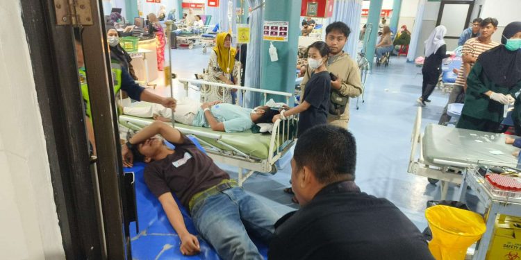 Wartawan Diduga Dipukul Oknum Polisi Saat Liput Demo HUT Kabupaten Serang